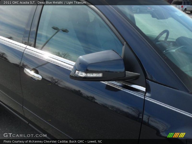Deep Blue Metallic / Light Titanium 2011 GMC Acadia SLT