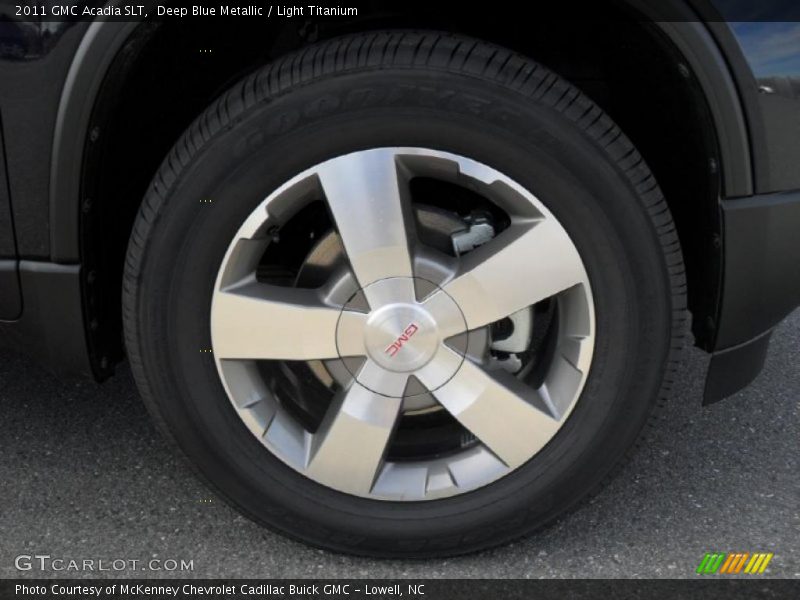 Deep Blue Metallic / Light Titanium 2011 GMC Acadia SLT