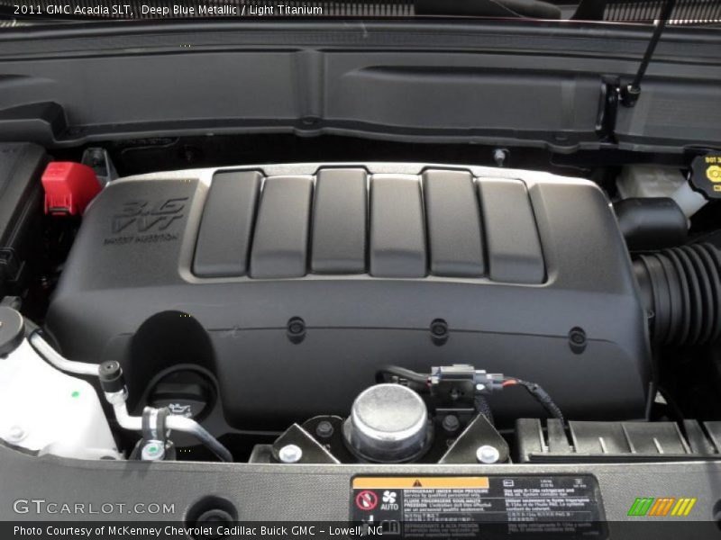 Deep Blue Metallic / Light Titanium 2011 GMC Acadia SLT