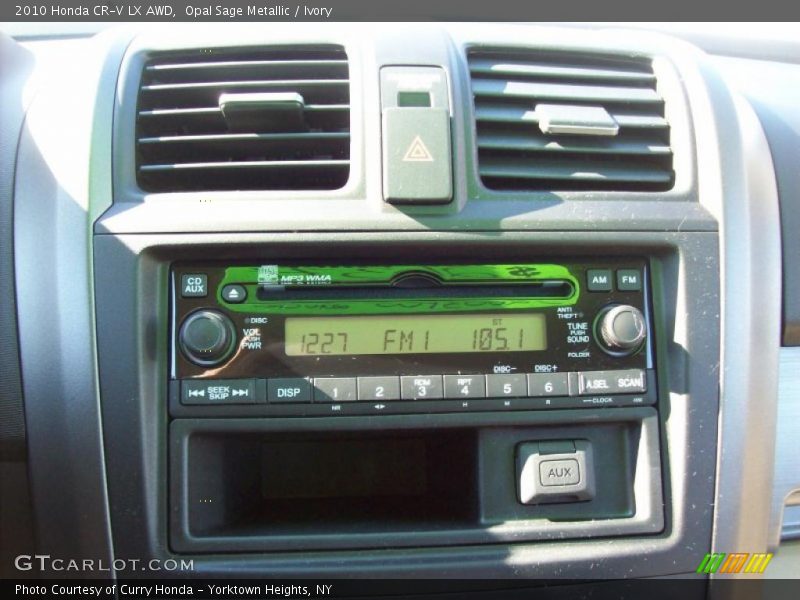 Opal Sage Metallic / Ivory 2010 Honda CR-V LX AWD