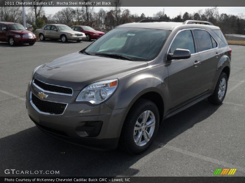 Mocha Steel Metallic / Jet Black 2011 Chevrolet Equinox LT