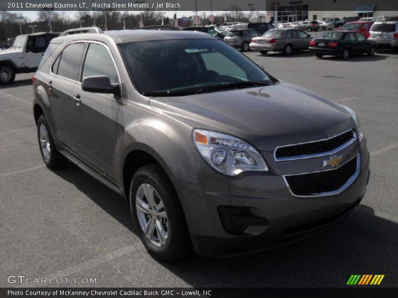 Mocha Steel Metallic / Jet Black 2011 Chevrolet Equinox LT