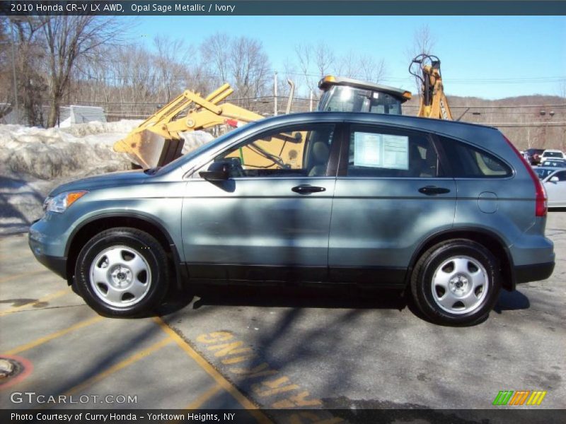 Opal Sage Metallic / Ivory 2010 Honda CR-V LX AWD