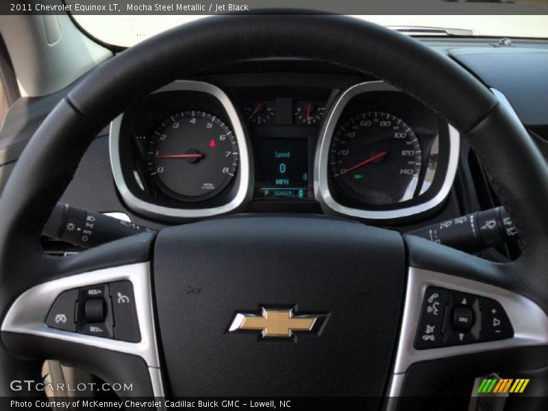 Mocha Steel Metallic / Jet Black 2011 Chevrolet Equinox LT