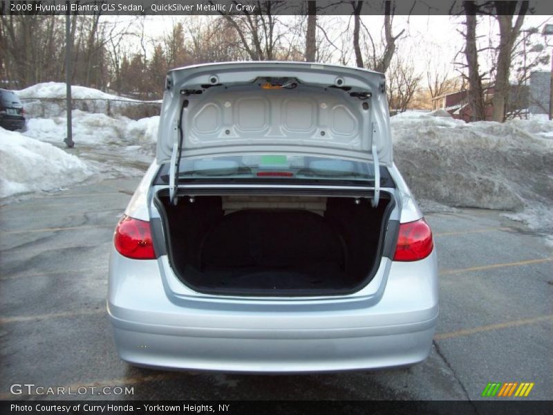 QuickSilver Metallic / Gray 2008 Hyundai Elantra GLS Sedan