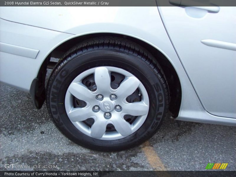 QuickSilver Metallic / Gray 2008 Hyundai Elantra GLS Sedan