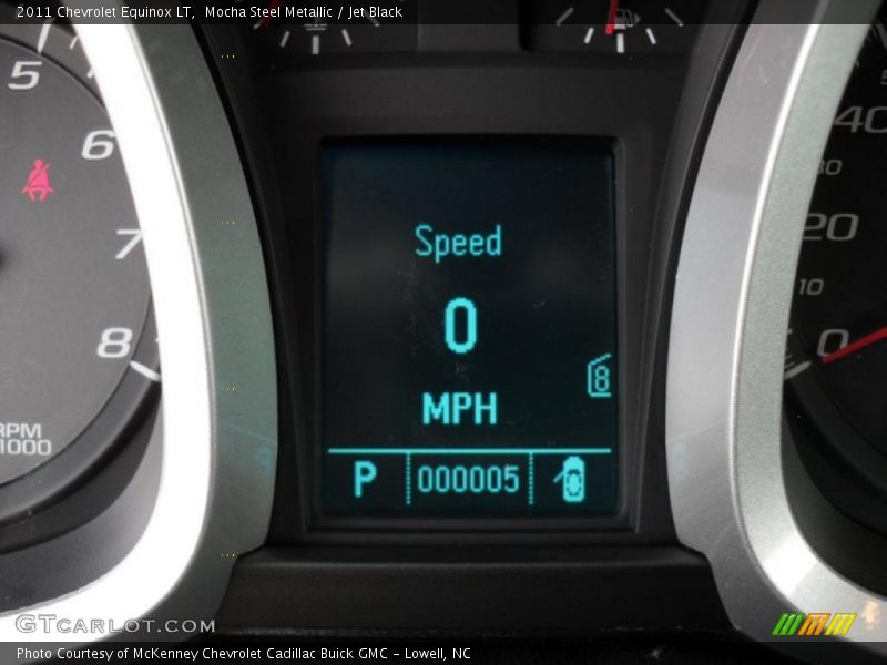 Mocha Steel Metallic / Jet Black 2011 Chevrolet Equinox LT