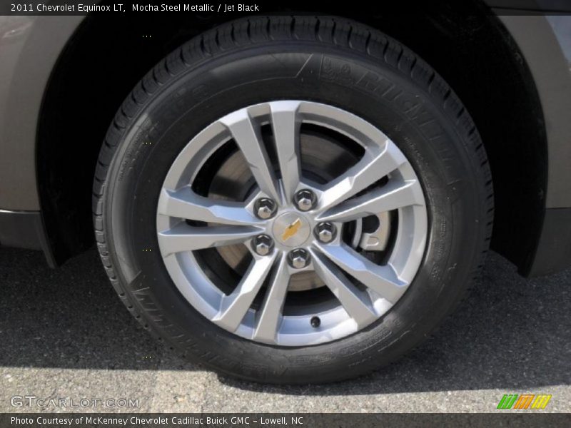 Mocha Steel Metallic / Jet Black 2011 Chevrolet Equinox LT