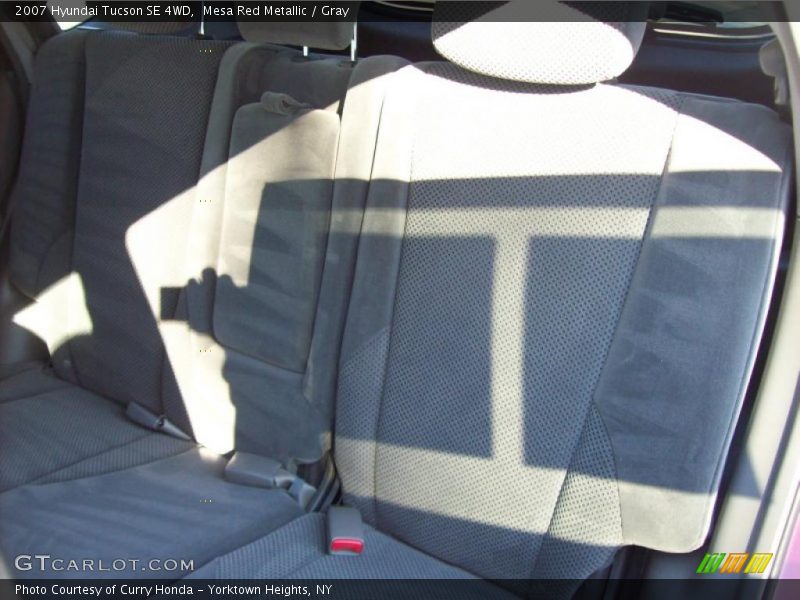 Mesa Red Metallic / Gray 2007 Hyundai Tucson SE 4WD