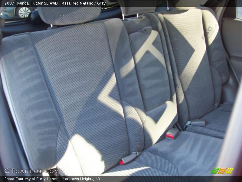 Mesa Red Metallic / Gray 2007 Hyundai Tucson SE 4WD