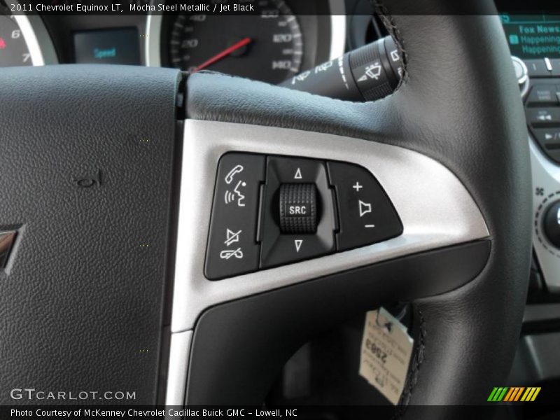 Mocha Steel Metallic / Jet Black 2011 Chevrolet Equinox LT