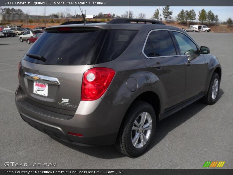 Mocha Steel Metallic / Jet Black 2011 Chevrolet Equinox LT