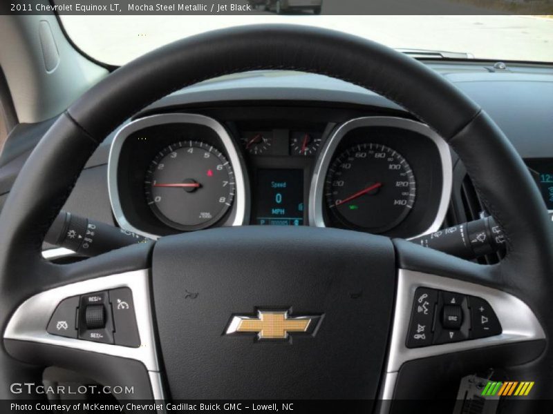 Mocha Steel Metallic / Jet Black 2011 Chevrolet Equinox LT