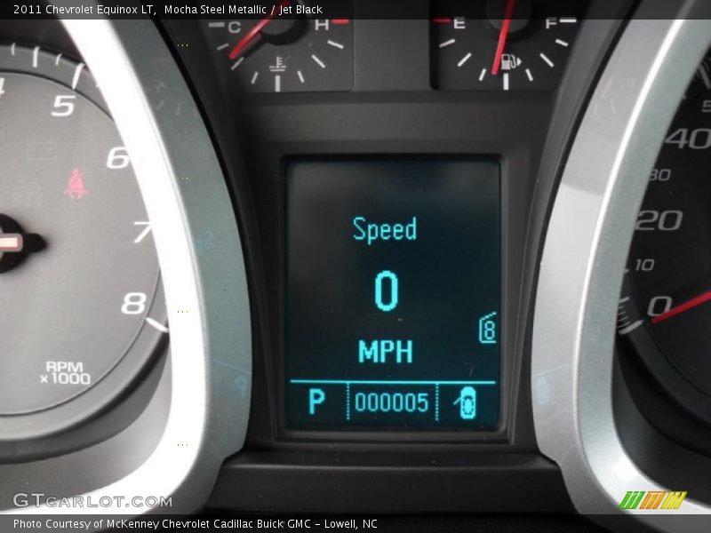 Mocha Steel Metallic / Jet Black 2011 Chevrolet Equinox LT