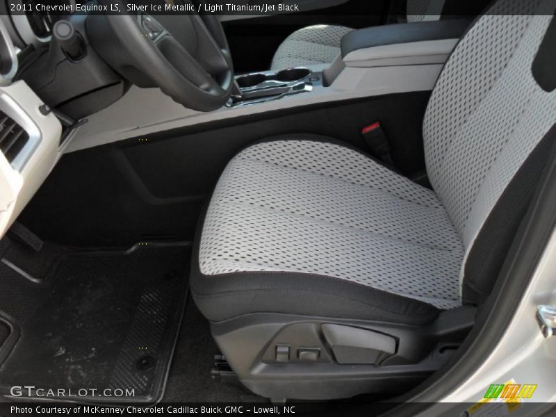 Silver Ice Metallic / Light Titanium/Jet Black 2011 Chevrolet Equinox LS