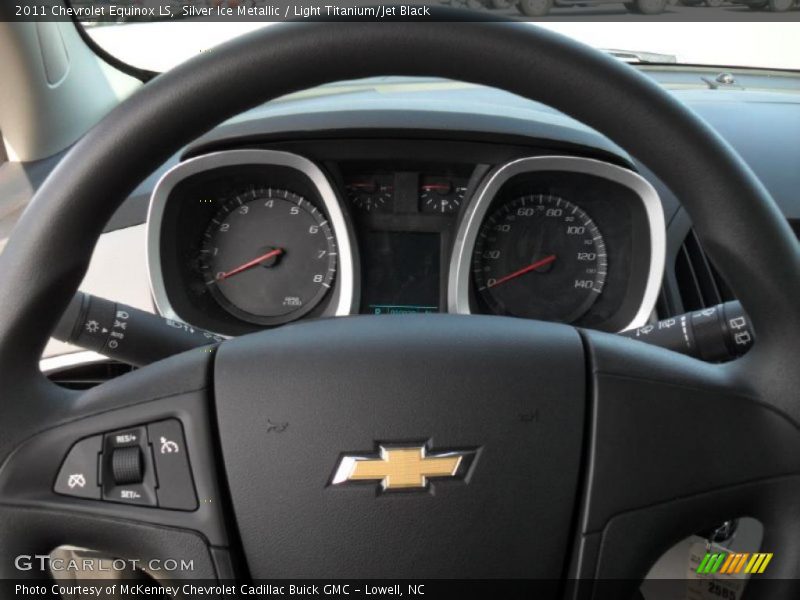 Silver Ice Metallic / Light Titanium/Jet Black 2011 Chevrolet Equinox LS