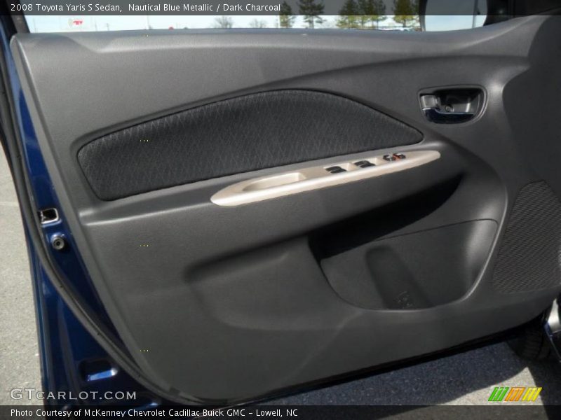Nautical Blue Metallic / Dark Charcoal 2008 Toyota Yaris S Sedan