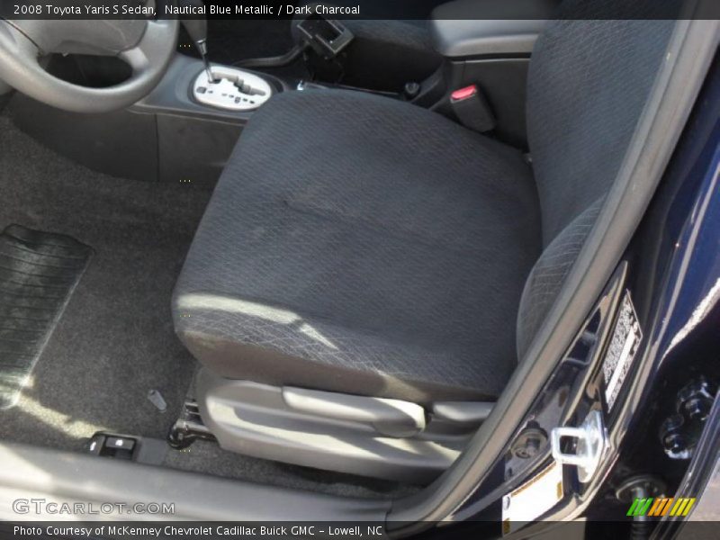 Nautical Blue Metallic / Dark Charcoal 2008 Toyota Yaris S Sedan