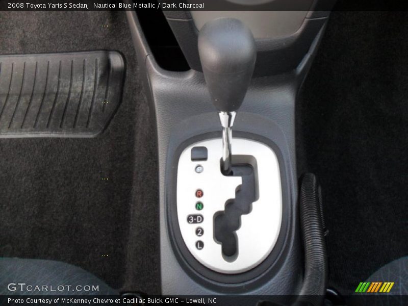 Nautical Blue Metallic / Dark Charcoal 2008 Toyota Yaris S Sedan