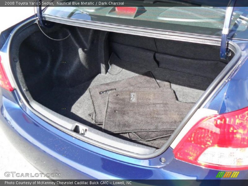 Nautical Blue Metallic / Dark Charcoal 2008 Toyota Yaris S Sedan
