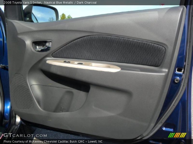 Nautical Blue Metallic / Dark Charcoal 2008 Toyota Yaris S Sedan