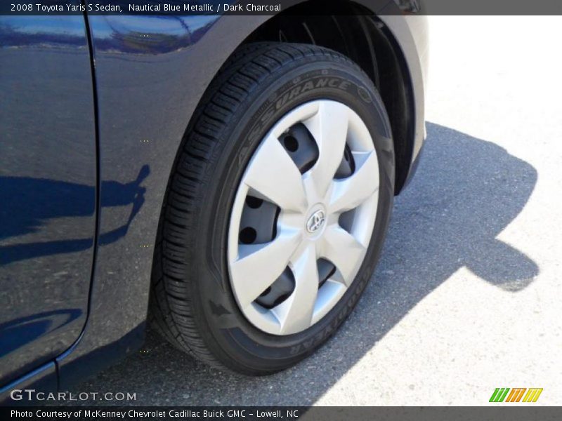Nautical Blue Metallic / Dark Charcoal 2008 Toyota Yaris S Sedan