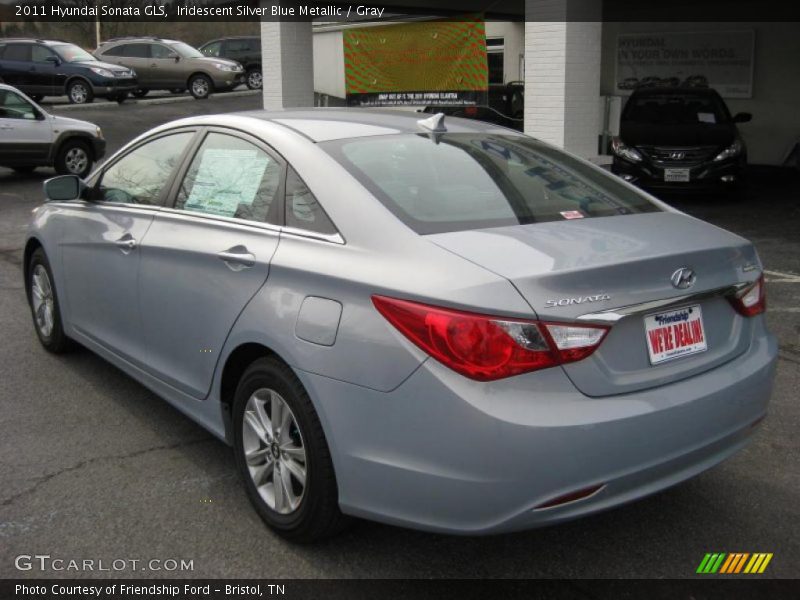 Iridescent Silver Blue Metallic / Gray 2011 Hyundai Sonata GLS