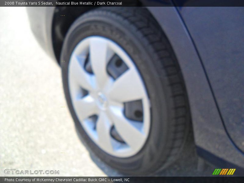 Nautical Blue Metallic / Dark Charcoal 2008 Toyota Yaris S Sedan
