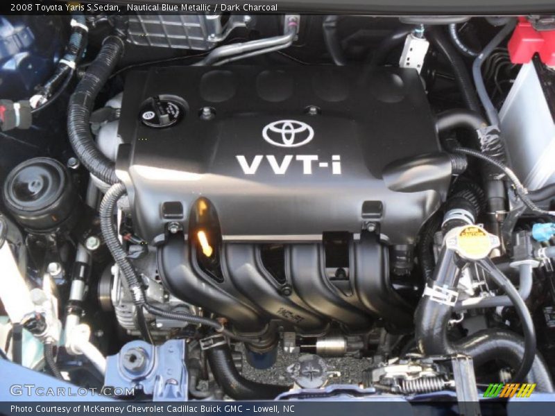 Nautical Blue Metallic / Dark Charcoal 2008 Toyota Yaris S Sedan