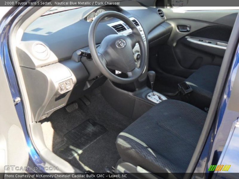 Nautical Blue Metallic / Dark Charcoal 2008 Toyota Yaris S Sedan