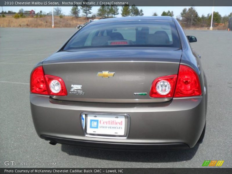 Mocha Steel Metallic / Cocoa/Cashmere 2010 Chevrolet Malibu LS Sedan