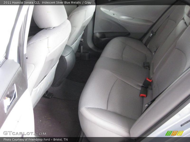 Iridescent Silver Blue Metallic / Gray 2011 Hyundai Sonata GLS