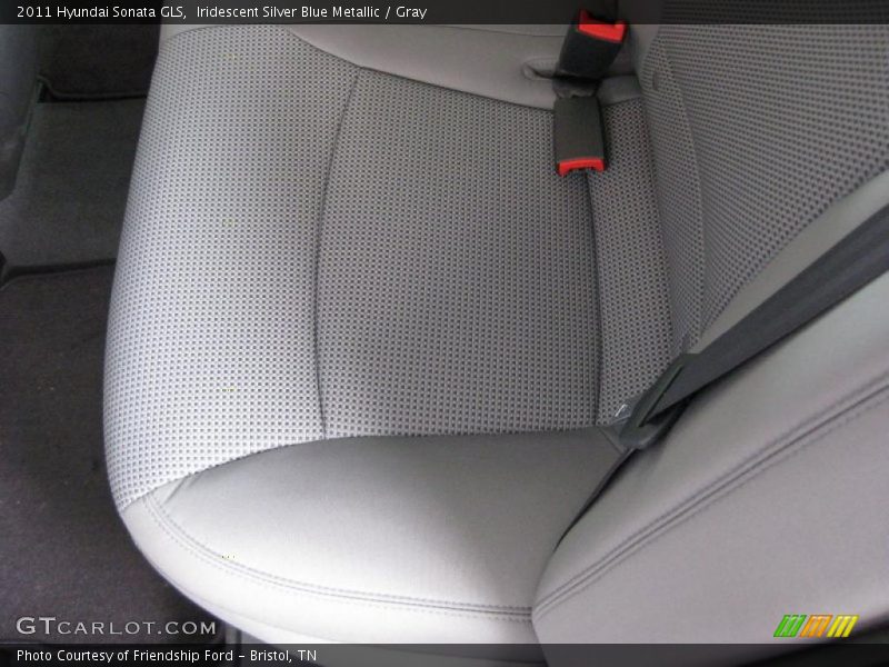 Iridescent Silver Blue Metallic / Gray 2011 Hyundai Sonata GLS