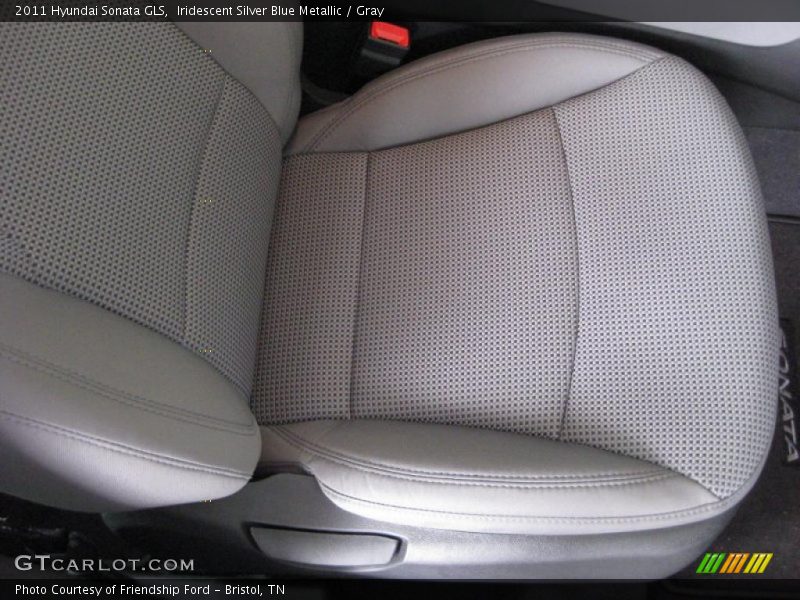 Iridescent Silver Blue Metallic / Gray 2011 Hyundai Sonata GLS