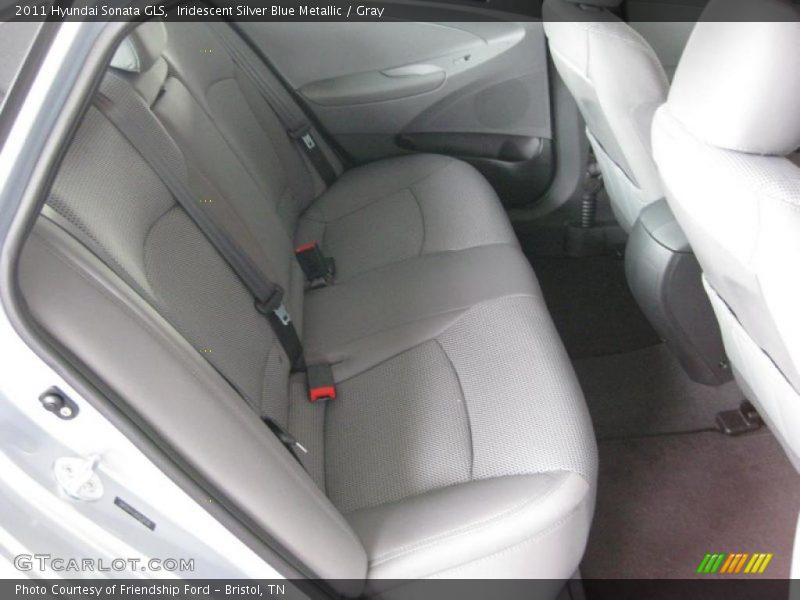 Iridescent Silver Blue Metallic / Gray 2011 Hyundai Sonata GLS