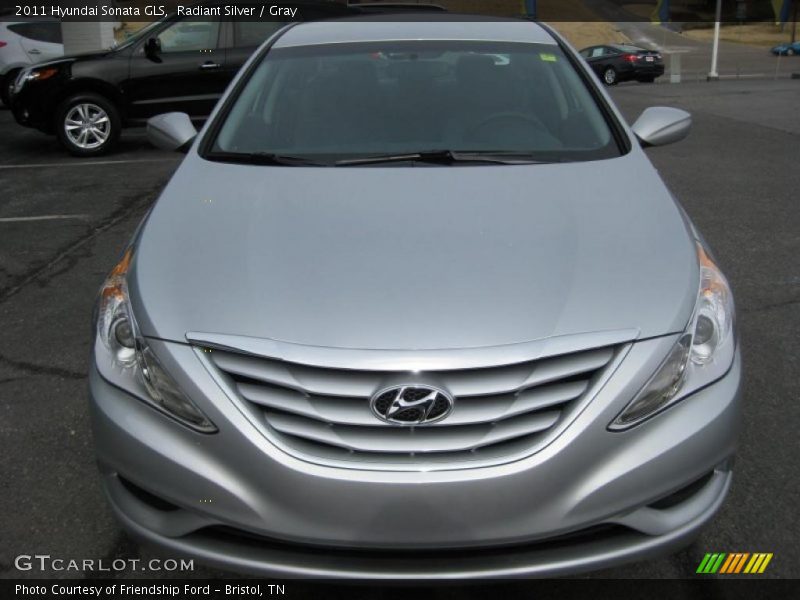 Radiant Silver / Gray 2011 Hyundai Sonata GLS