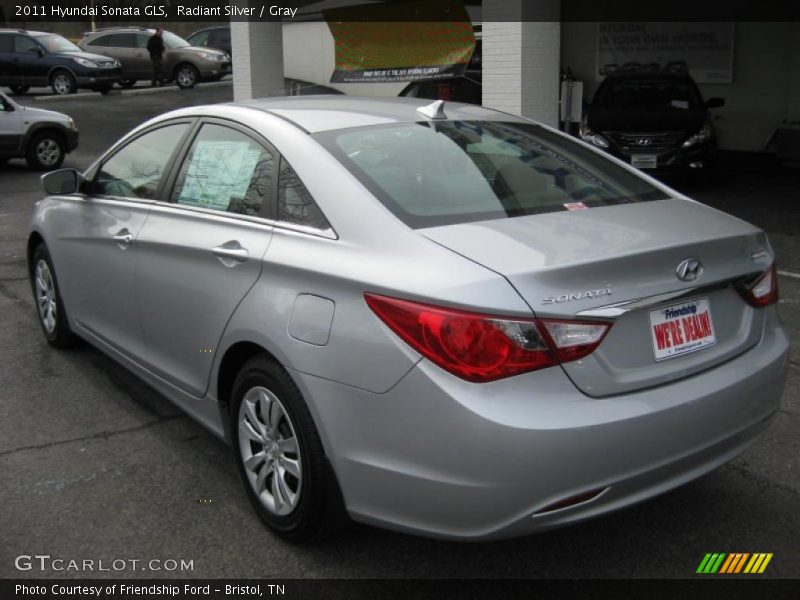 Radiant Silver / Gray 2011 Hyundai Sonata GLS