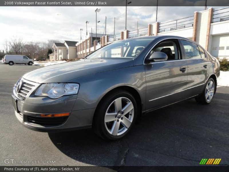 United Gray / Black 2008 Volkswagen Passat Komfort Sedan