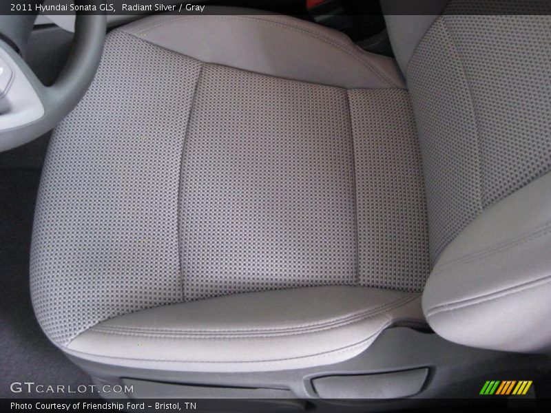 Radiant Silver / Gray 2011 Hyundai Sonata GLS