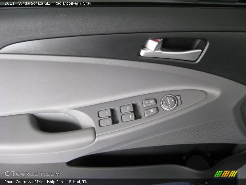 Radiant Silver / Gray 2011 Hyundai Sonata GLS