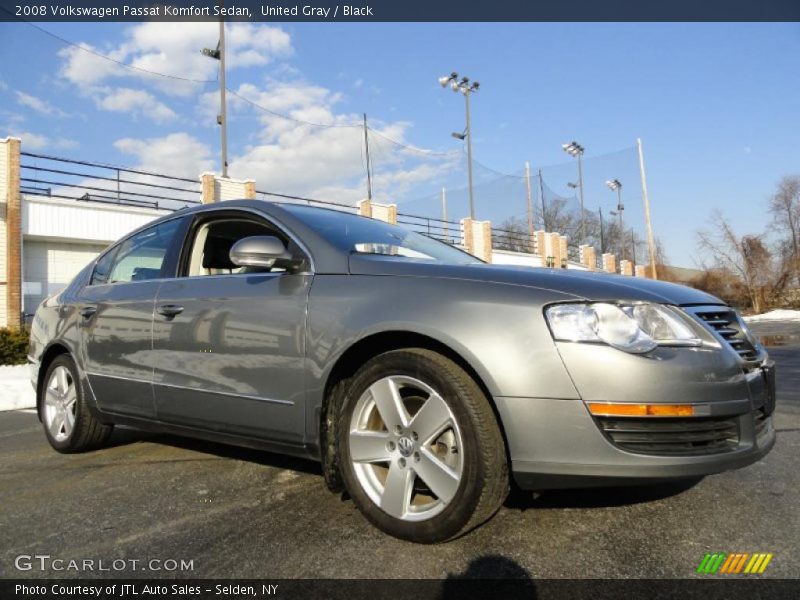 United Gray / Black 2008 Volkswagen Passat Komfort Sedan