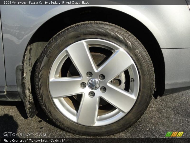 United Gray / Black 2008 Volkswagen Passat Komfort Sedan