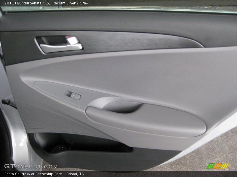 Radiant Silver / Gray 2011 Hyundai Sonata GLS