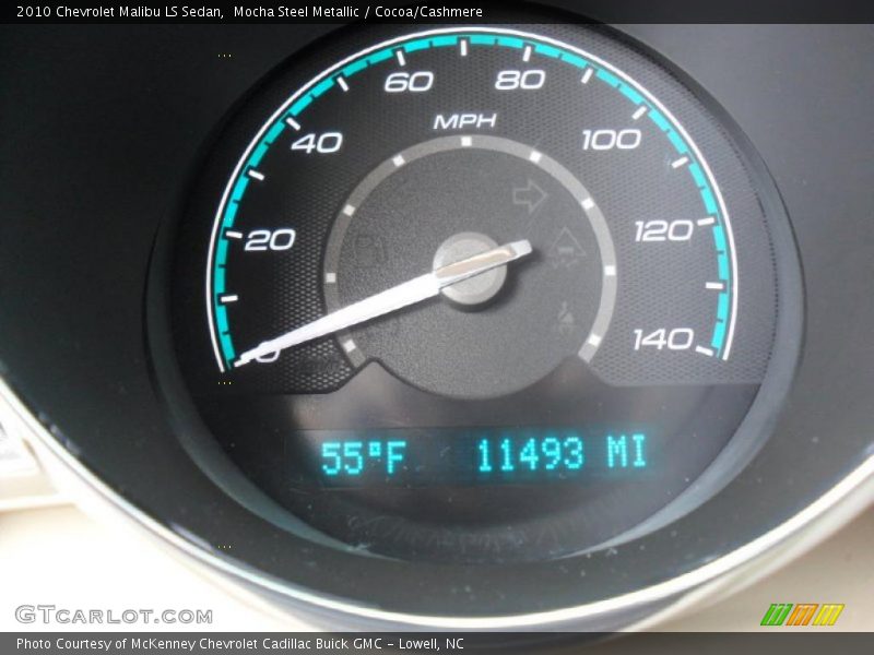 Mocha Steel Metallic / Cocoa/Cashmere 2010 Chevrolet Malibu LS Sedan