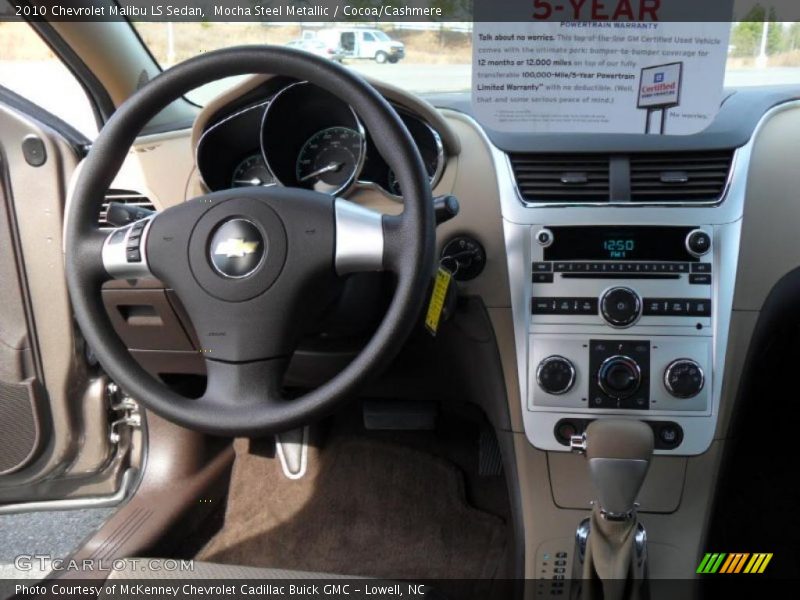 Mocha Steel Metallic / Cocoa/Cashmere 2010 Chevrolet Malibu LS Sedan
