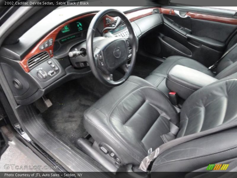  2002 DeVille Sedan Black Interior