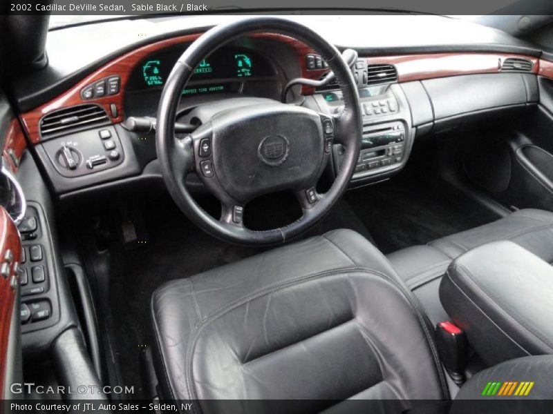 Black Interior - 2002 DeVille Sedan 