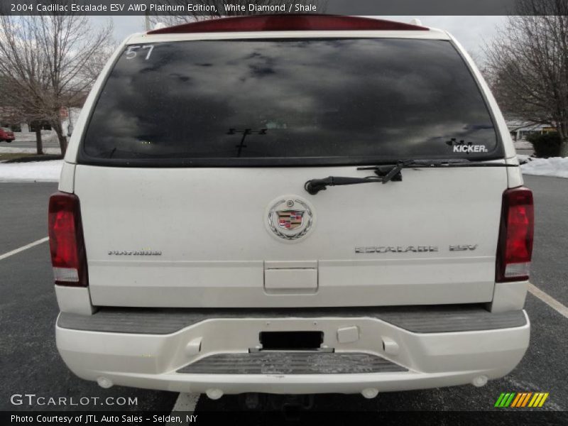 White Diamond / Shale 2004 Cadillac Escalade ESV AWD Platinum Edition