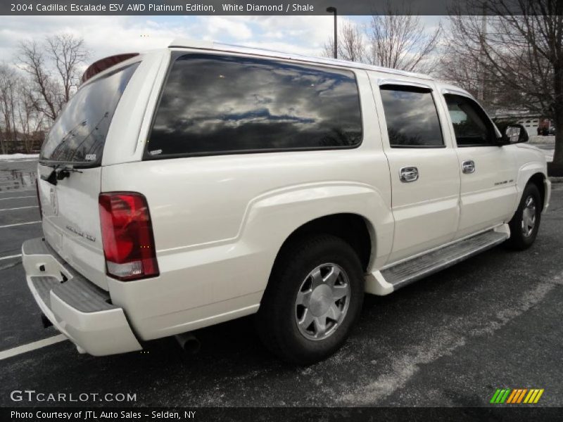 White Diamond / Shale 2004 Cadillac Escalade ESV AWD Platinum Edition