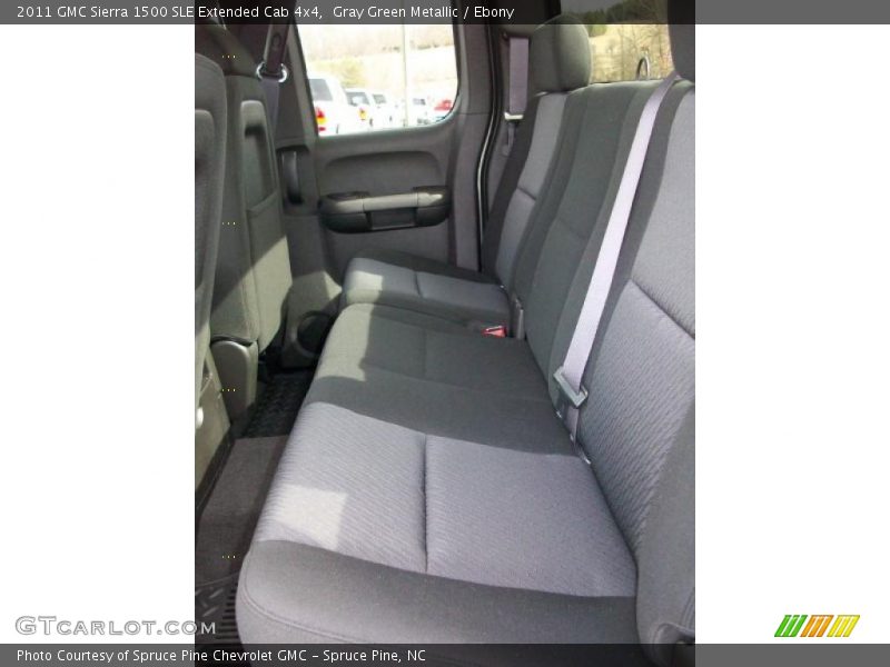 Gray Green Metallic / Ebony 2011 GMC Sierra 1500 SLE Extended Cab 4x4